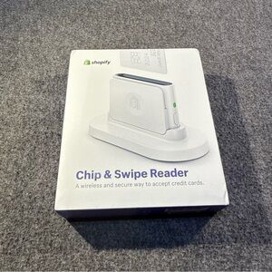 Shopify Chip & Swipe Reader - White (8541732075) New In Box Sealed